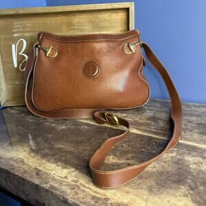 GUCCI - TAN LEATHER CROSS BODY - VINTAGE